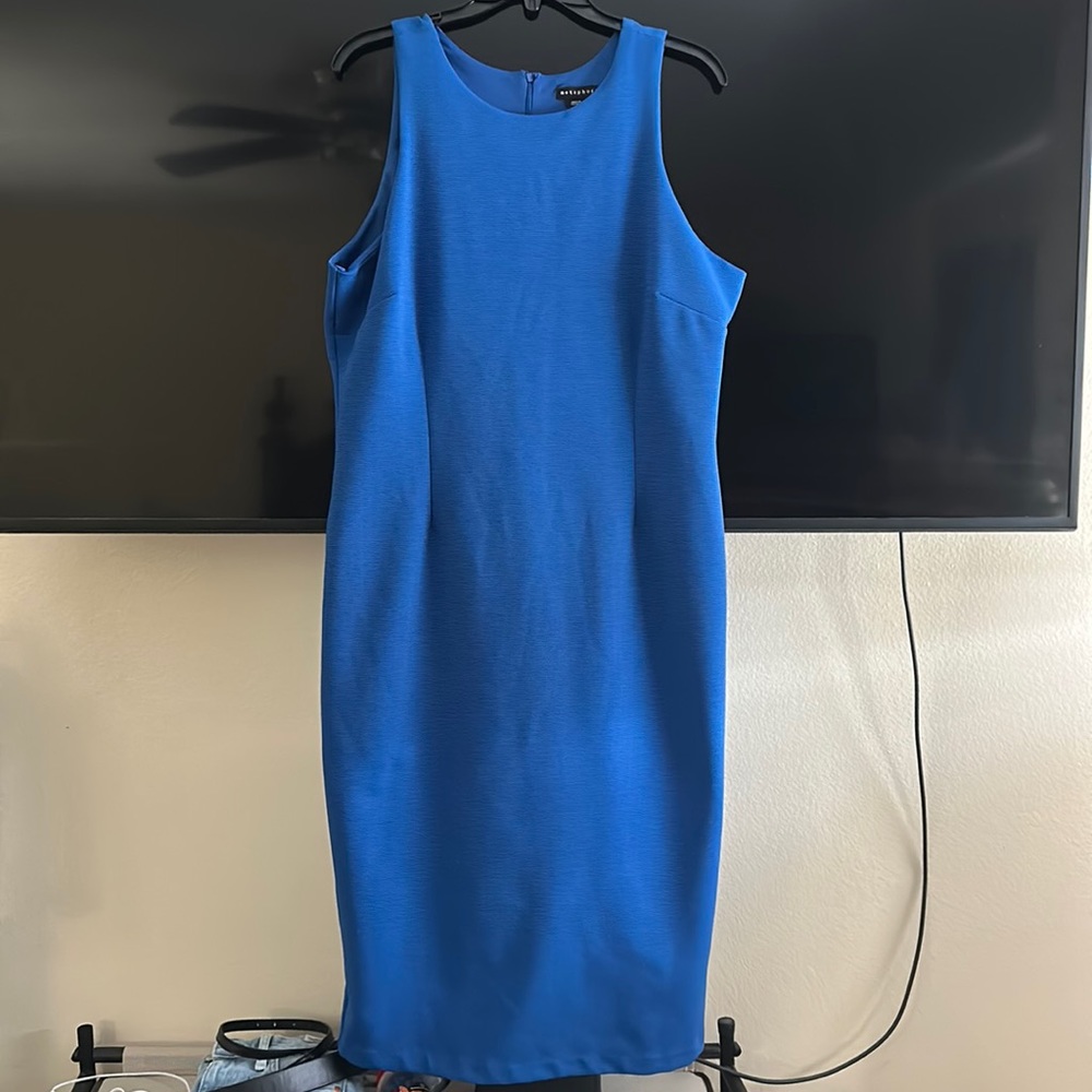 Blue dress